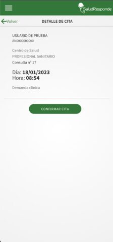Salud Responde для Android — скриншот 2