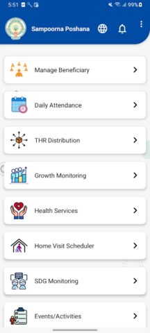 Sampoorna Poshana для Android — скриншот 3