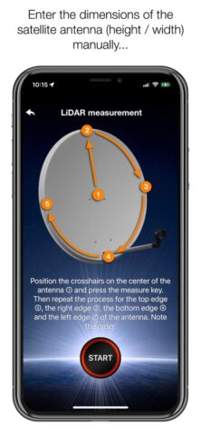 SatFinder для iOS — скриншот 2