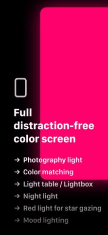 Screen Light Color для iOS — скриншот 2