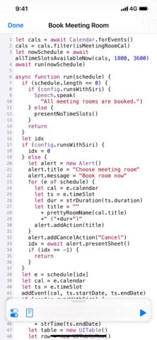 Scriptable для iOS — скриншот 2