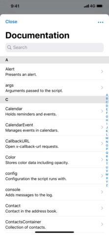 Scriptable для iOS — скриншот 3