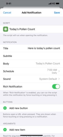 Scriptable для iOS — скриншот 5