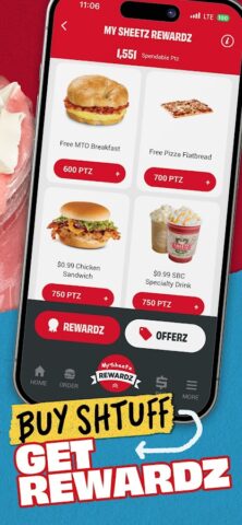 Sheetz Food Delivery & Rewards для Android — скриншот 3