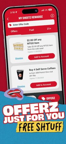 Sheetz Food Delivery & Rewards для Android — скриншот 5