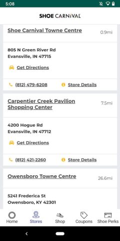 Shoe Carnival для Android — скриншот 2