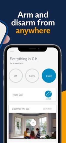 SimpliSafe Home Security App для Android — скриншот 2