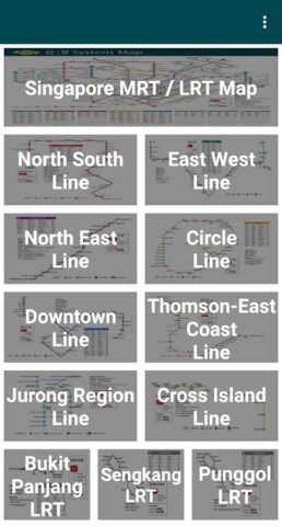 Singapore Train Map (Offline) для Android — скриншот 2