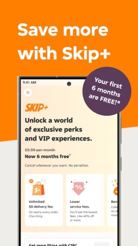 Skip — Food & Grocery Delivery для Android — скриншот 4