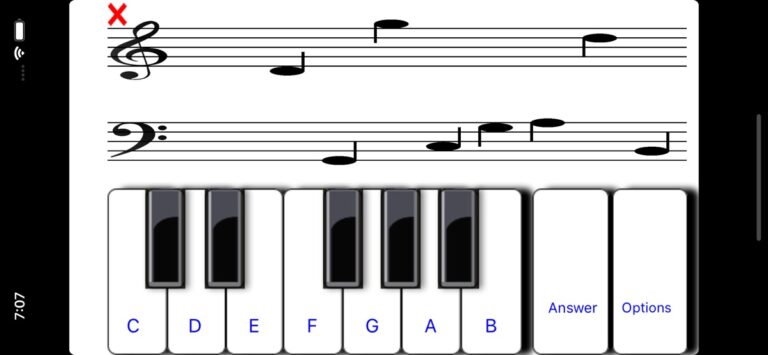 сольфеджио — репетитор музыке для iOS — скриншот 2