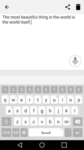 Речь к тексту для Android — скриншот 4