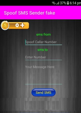 Spoof SMS Sender fake для Android — скриншот 5