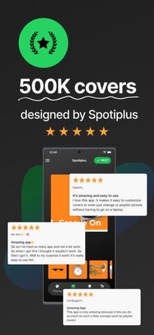 Spotiplus — Cover Maker для iOS — скриншот 5