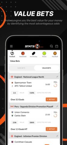Stats24: Stats and predictions для iOS — скриншот 3