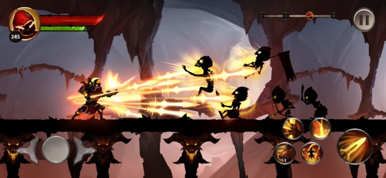 стикмен легенды: офлайн игра для iOS — скриншот 4