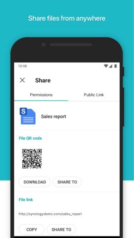 Synology Drive для Android — скриншот 5