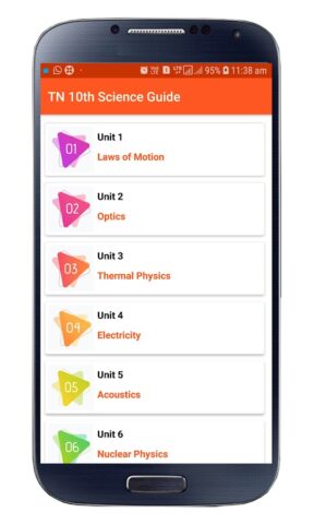 TN 10th Science Guide для Android — скриншот 1