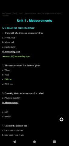 TN 6th Science Guide для Android — скриншот 2