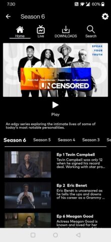 TVOne – Stream Full Episodes для Android — скриншот 4