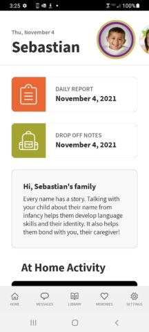 Tadpoles Parents для Android — скриншот 1