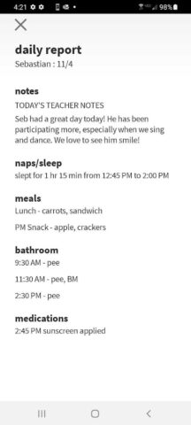 Tadpoles Parents для Android — скриншот 2