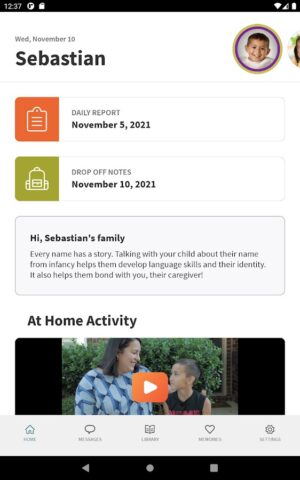Tadpoles Parents для Android — скриншот 5