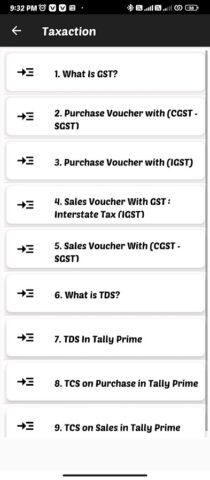 Tally Prime Training App для Android — скриншот 5