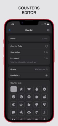 Taptic: счетчик нажатий для iOS — скриншот 3
