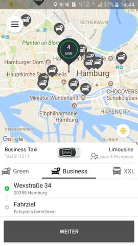 Hansa-Taxi для Android — скриншот 5