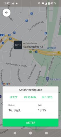 Taxi Deutschland для Android — скриншот 3