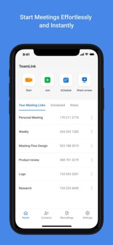 TeamLink Видеоконференции для iOS — скриншот 4