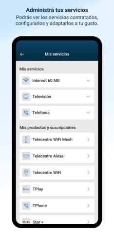 Telecentro Sucursal Virtual для Android — скриншот 3