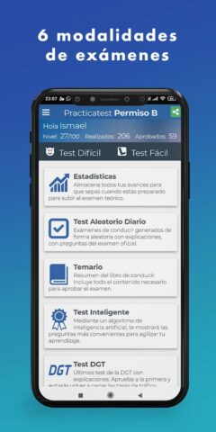 Test DGT 2026 — PracticaTest для Android — скриншот 3