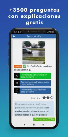 Test DGT 2026 — PracticaTest для Android — скриншот 5