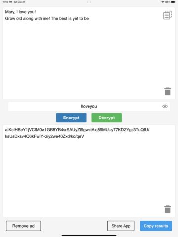 Шифровальщик текста — скриншот 2