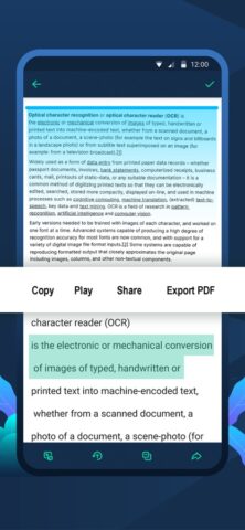 сканер текста для iOS — скриншот 1