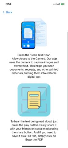 сканер текста для iOS — скриншот 3