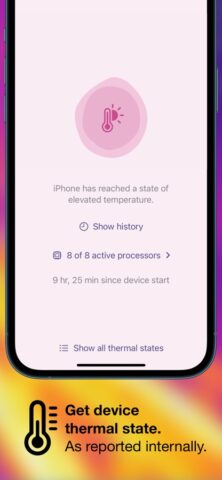 Thermals для iOS — скриншот 1