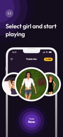 Tickle Her — Brunette edition для iOS — скриншот 2