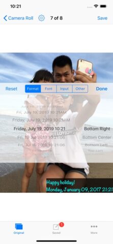 Timestamp photo and video для iOS — скриншот 4
