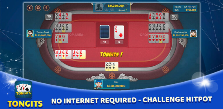 Tongits Offline для Android — скриншот 1