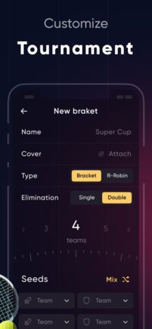Brackets: турниры,соревнования для iOS — скриншот 3