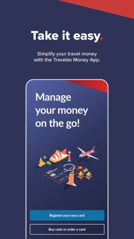 Travelex: Travel Money Card для Android — скриншот 1