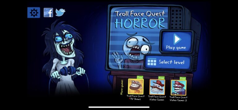 Troll Face Quest Horror для iOS — скриншот 1