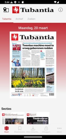 Tubantia — Digitale krant для Android — скриншот 1