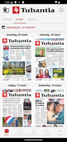 Tubantia — Digitale krant для Android — скриншот 2