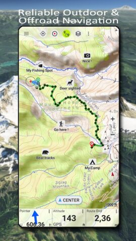 US Topo Maps для Android — скриншот 1