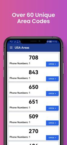 USA Phone Numbers, Receive SMS для Android — скриншот 2
