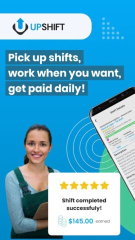 Upshift — Find flexible shifts для Android — скриншот 1