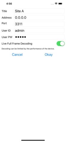 VMS Client для iOS — скриншот 2